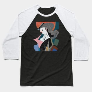 Woman in Kimono Picasso Style Baseball T-Shirt